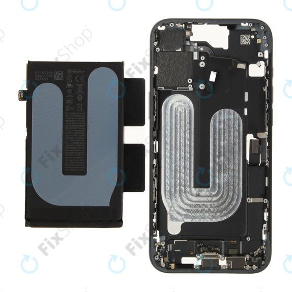 Μεσαίο πλαίσιο με μπαταρία για iPhone 16 Plus | Black | ZD076-00684 | Genuine Apple