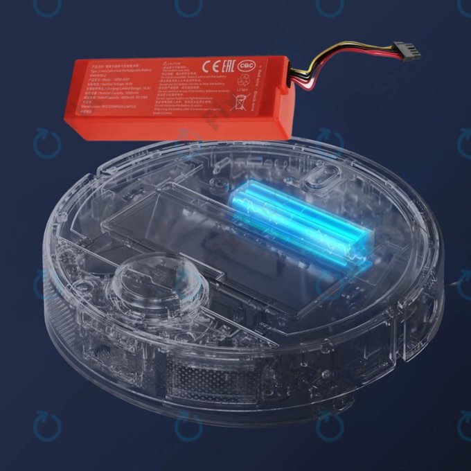Μπαταρία για Xiaomi Mi Robot Vacuum Mop 2 (Mijia 2C), 2 Pro, P1904-4S2P-MM, Li-Ion, 14.4V 6500mAh
