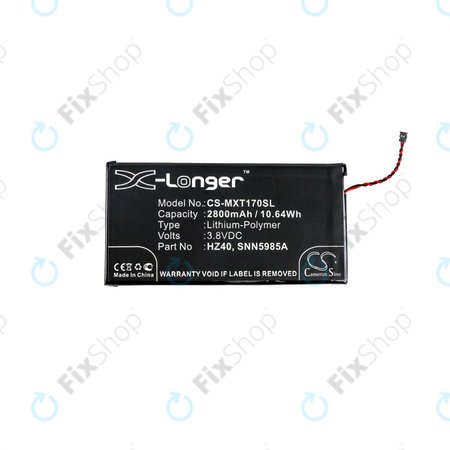 Μπαταρία για Motorola Moto Z2 Play XT1710-09, HZ40, 2800mAh, HQ
