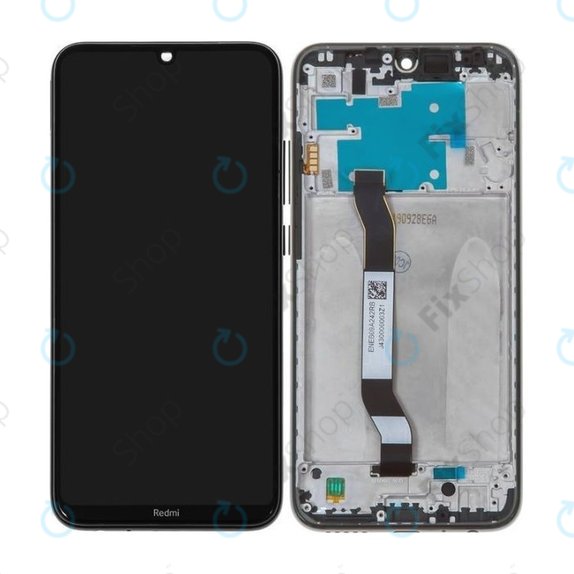 Συγκρότημα οθόνης για Xiaomi Redmi Note 8, Space Black, Service Pack