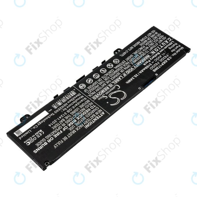 Μπαταρία για Dell Inspiron 13, 7373, Vostro 13, 3100mAh, Li-Ion, 11.4V, F62G0, HQ