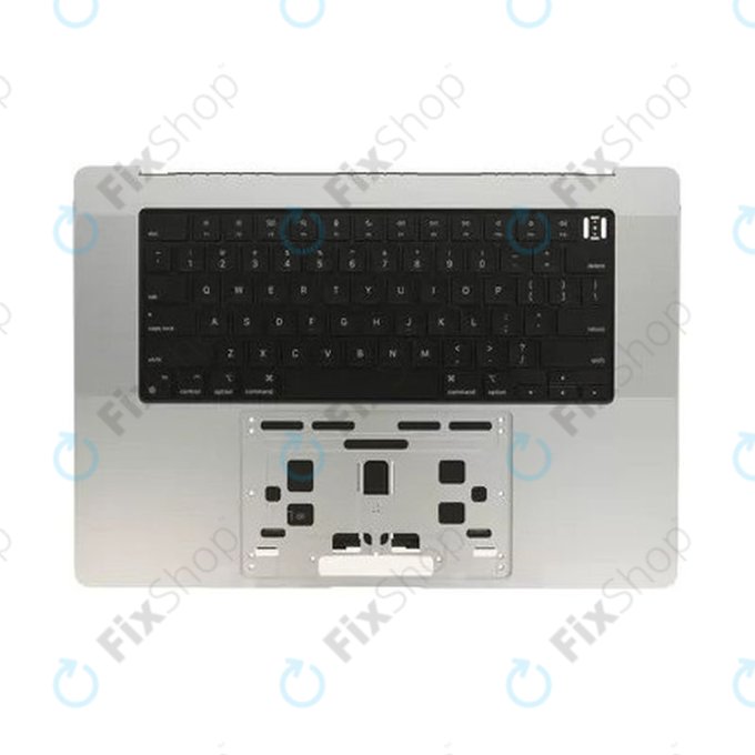 Άνω πλαίσιο πληκτρολογίου για MacBook Pro 16" A2780 (2023), με πληκτρολόγιο US και μπαταρία, Silver, 661-32190, Genuine Apple
