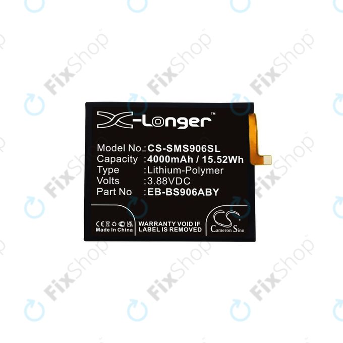 Μπαταρία για Samsung S22 Plus S906B, EB-BS906ABY, 4000mAh, HQ