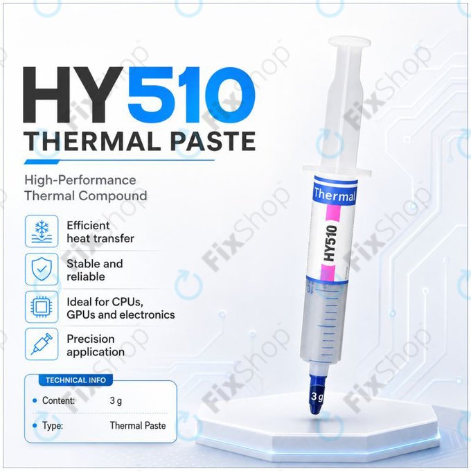 Θερμική πάστα Halnziye HY510, 30g