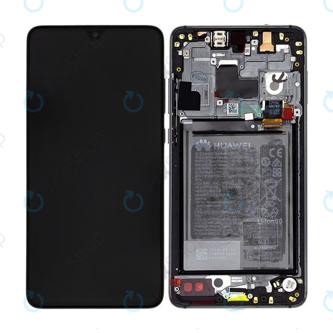 LCD Display Assembly με Battery για Huawei Mate 20 | 02352ETG | Μαύρο, Black | Service Pack