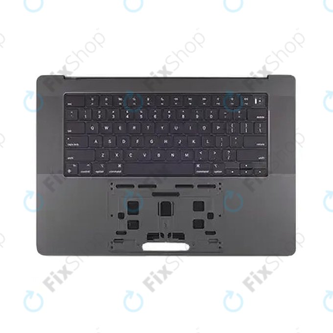 Άνω πλαίσιο πληκτρολογίου για MacBook Pro 16", A3403 (2024), με πληκτρολόγιο US και μπαταρία, Space Black, 661-42823, Genuine Apple