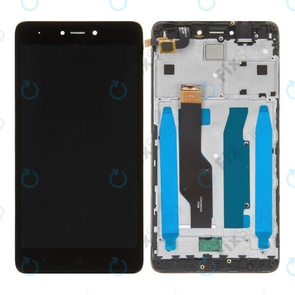 Συγκρότημα οθόνης για Xiaomi Redmi Note 4 SD Global, Redmi Note 4X, Μαύρο, Black, Aftermarket