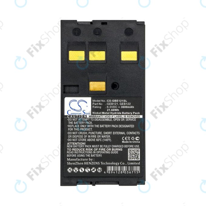 Μπαταρία για Leica 400, 3600mAh, Ni-MH, 6V, GEB121, HQ