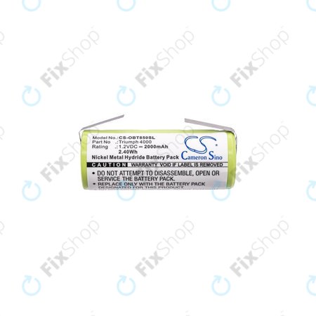 Μπαταρία για Oral-B Triumph 4000, 2000mAh, Ni-MH, 1.2V, 3761, HQ