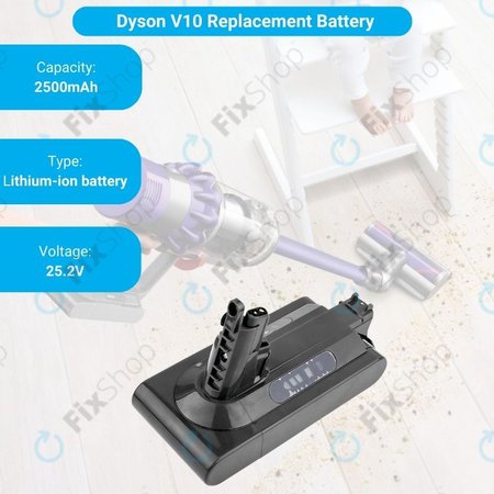 Μπαταρία για Dyson V10, 969352-02, SV12, 206340, 25.2V, 2500mAh, HQ