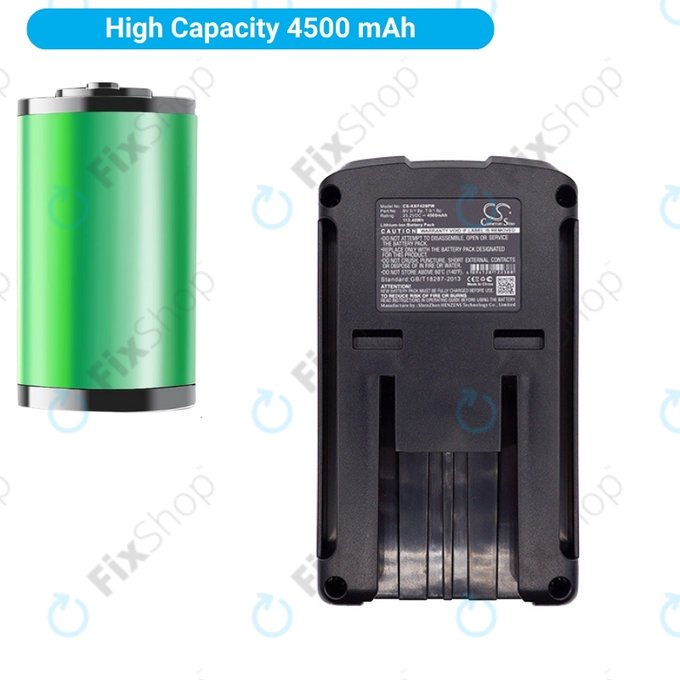 Μπαταρία για Kärcher BV 5/1, BP, T 9/1 BP, EF426, BV 5/1 Bp, 25.2V, 4500mAh, HQ
