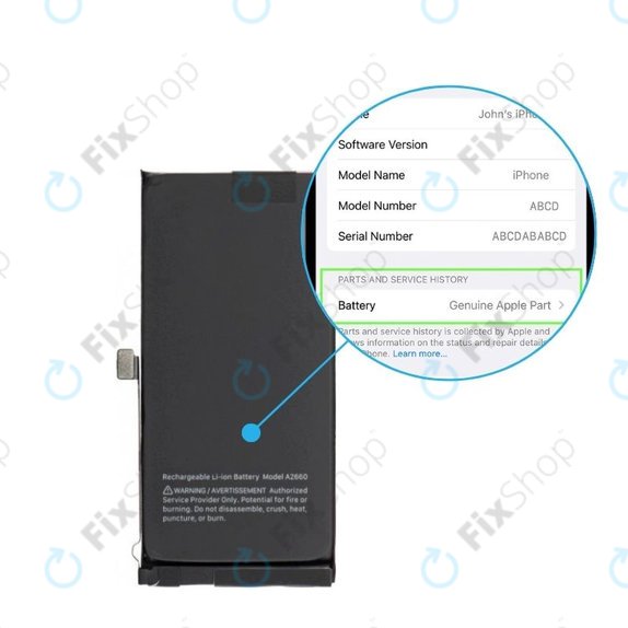 Battery για iPhone 13 Mini | 661-22374 | 2406mAh | Genuine Apple