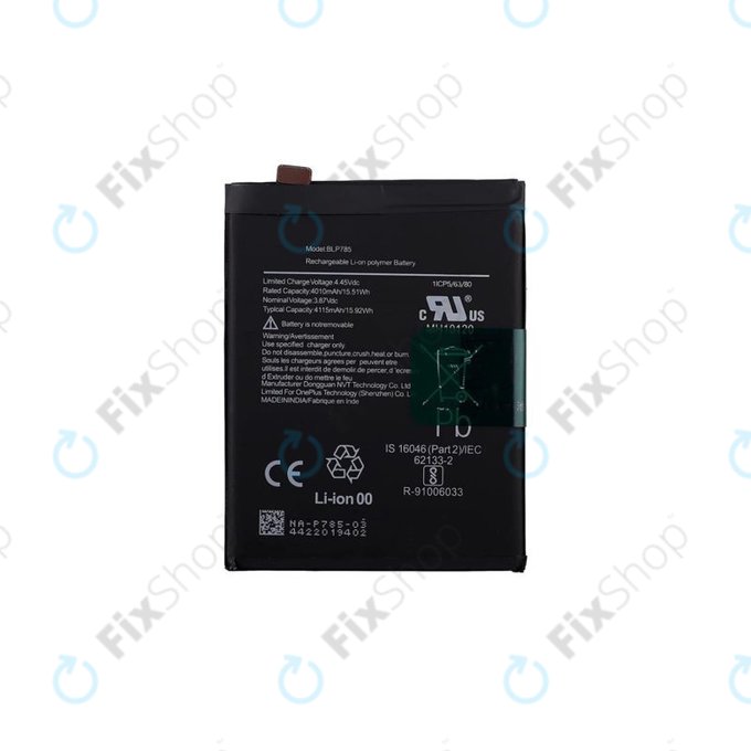 Μπαταρία για OnePlus Nord, BLP785, 4115mAh