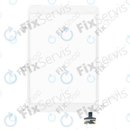 Οθόνη αφής με υποδοχή IC για iPad Mini, Mini 2, Λευκό, White