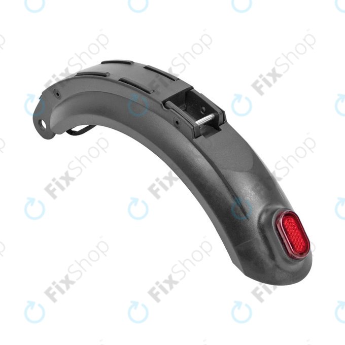 Πίσω Φτερό + Φως + Καλώδιο για Kugoo S1 | S1 Pro | S2 | S3 | Μαύρο | Black