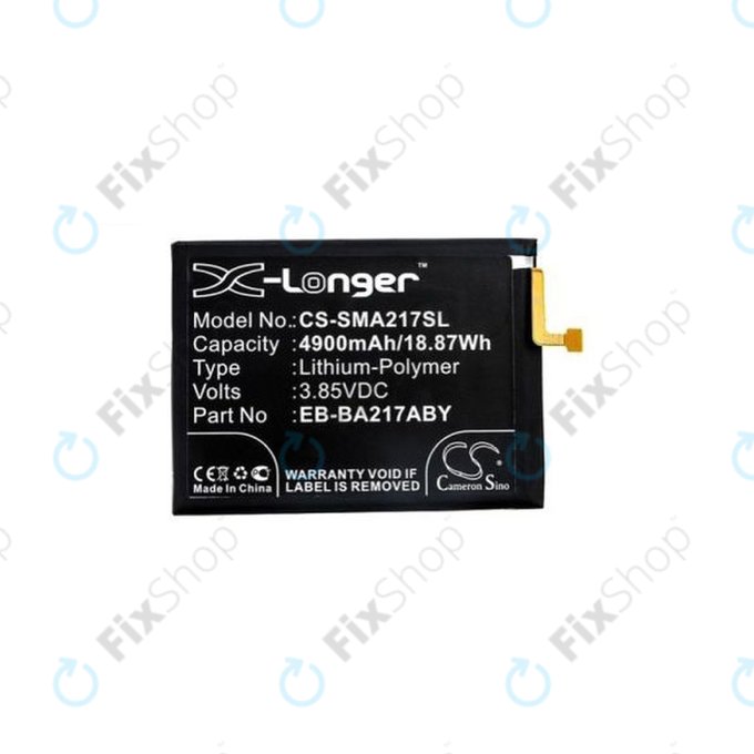 Μπαταρία για Samsung A04s, A12, A13, A13 5G, A21s, M12, EB-BA217ABY, 4900mAh, HQ