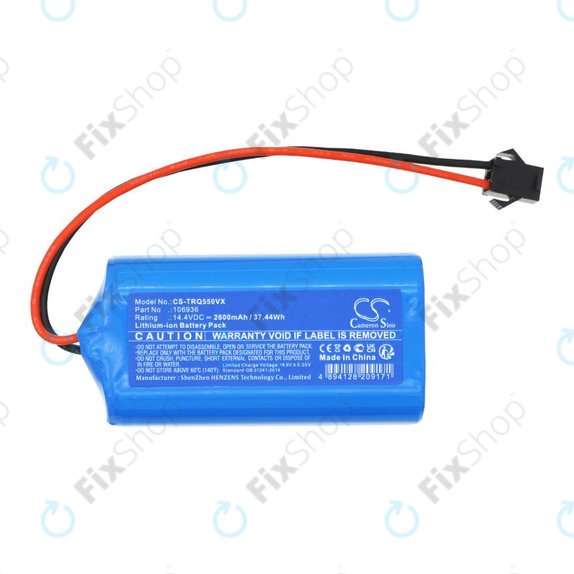 Μπαταρία για Tesla Robostar IQ550, 2600mAh, Li-Ion, 14.4V, 106936, HQ