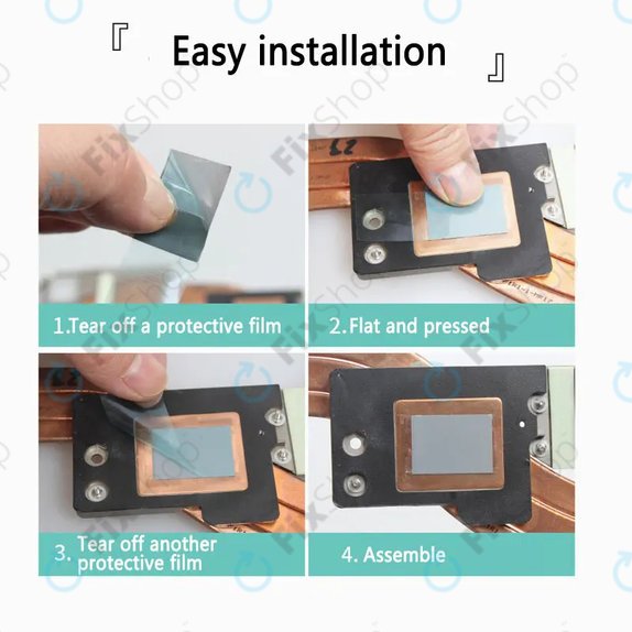 Θερμοαγώγιμο pad Honeywell PTM7950, 80 × 40 × 0.25mm