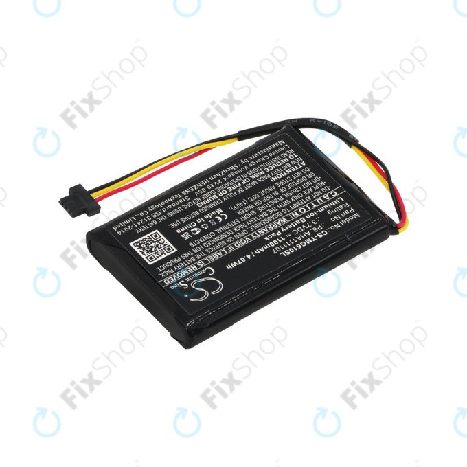 Μπαταρία για TomTom Go 610, 1100mAh, Li-Ion, 3.7V, LAHA1111107, HQ