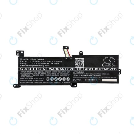Μπαταρία για Lenovo 320, 330, 520, Ideapad 320, 330, S145, 3900mAh, Li-Pol, 7.5V, L16L2PB1, HQ