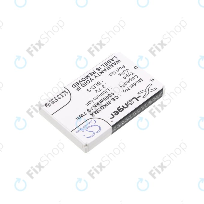 Μπαταρία για Nokia 7250i, 6610, 6585, 6560, 6200, 6220, 1000mAh, Li-Ion, 3.7V, BLD-3, HQ