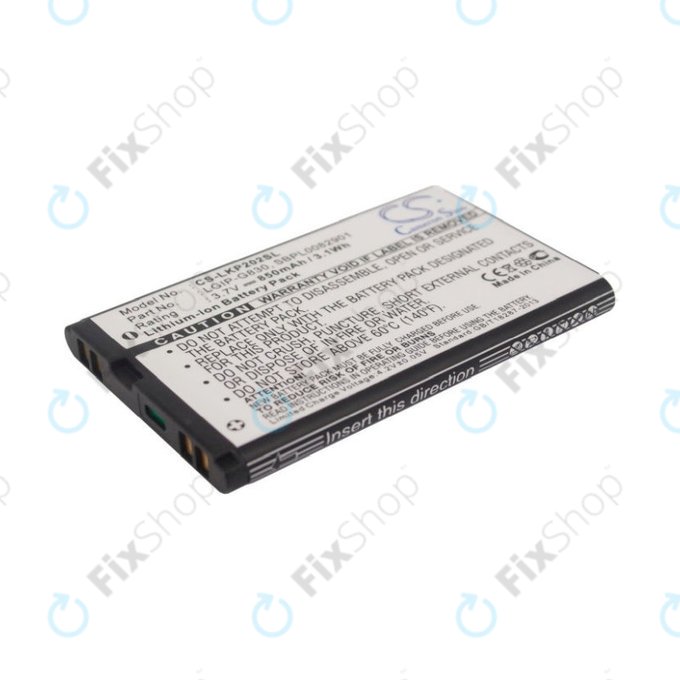 Μπαταρία για LG KG120, 850mAh, Li-Ion, 3.7V, LGIP-G830, HQ