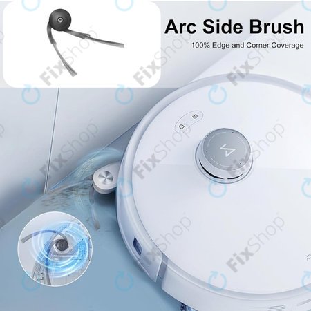 Πλαϊνή Βούρτσα για Xiaomi Roborock Qrevo Curv | Qrevo Edge | Saros 10 | Saros 10R | QV 35A