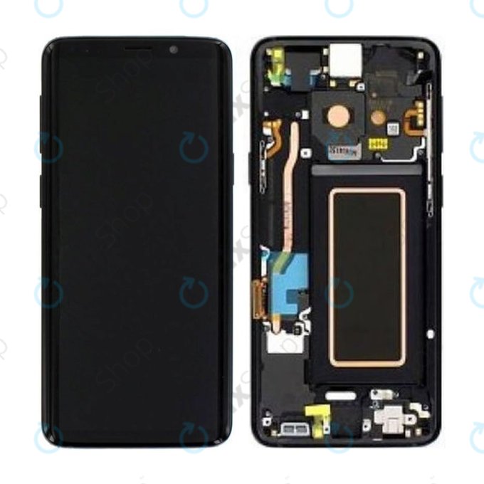 LCD Display Assembly για Samsung S9 | G960F | GH97-21696A | GH97-21697A | GH97-21724A | Midnight Black | Service Pack