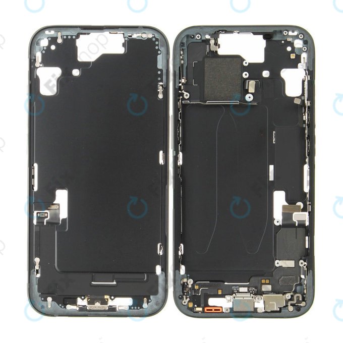 Μεσαίο πλαίσιο με μπαταρία για iPhone 15 | Black | ZD076-00669 | Genuine Apple