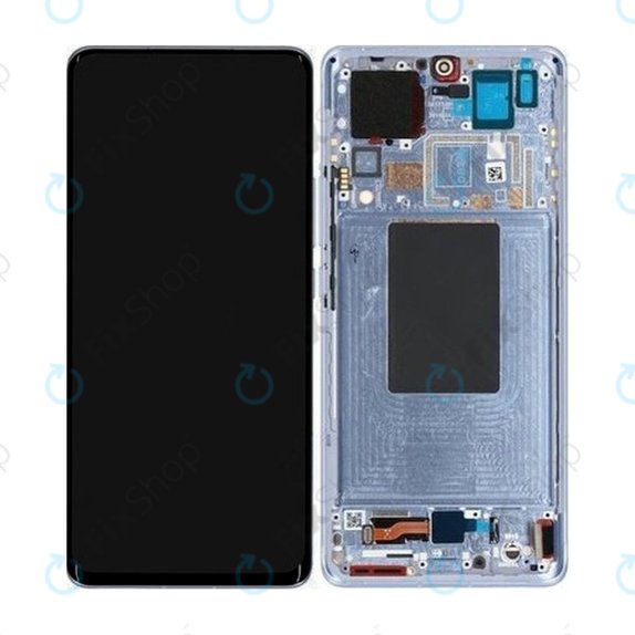 Συγκρότημα οθόνης για Xiaomi 12 Pro, 2201122C, 2201122G, Blue, Service Pack