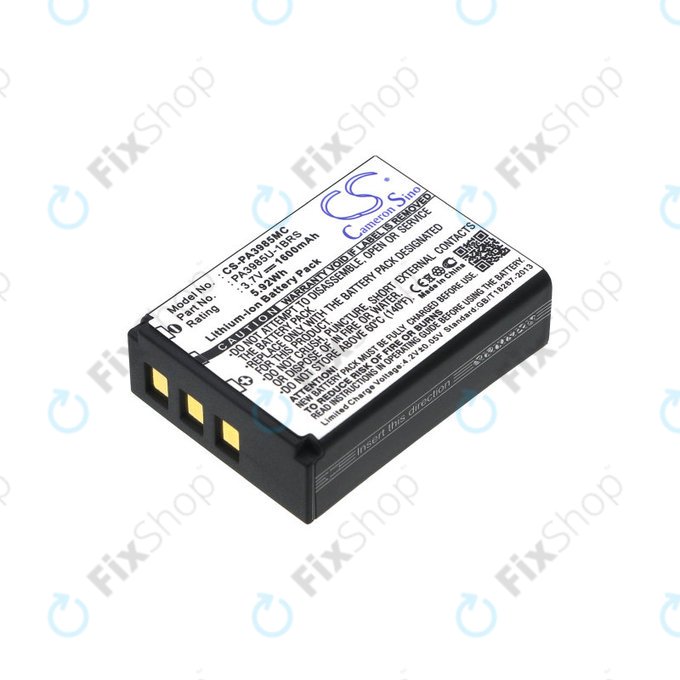 Μπαταρία για Toshiba Camileo X200, X400, 1600mAh, Li-Ion, 3.7V, PA3985, HQ