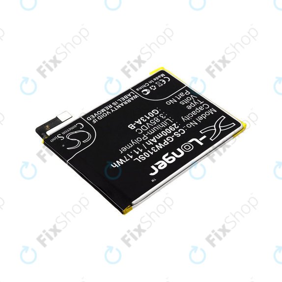 Μπαταρία για Google Pixel 3, 2900mAh, Li-Pol, 3.85 V, G013A-B, HQ