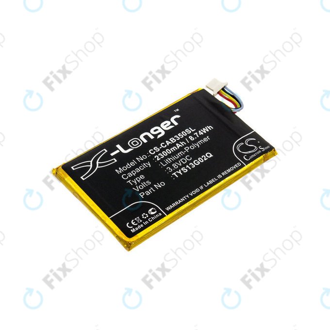 Μπαταρία για Caterpillar CAT B35, TYS13G02Q, 2300mAh, HQ