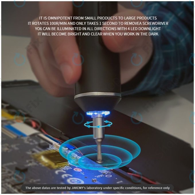 Έξυπνο Ηλεκτρικό Κατσαβίδι Ακριβείας 16in1 για Jakemy JM-Y06