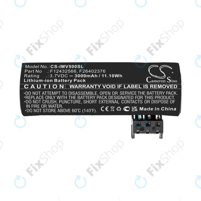 Μπαταρία για Ingenico Move 5000, 3000mAh, Li-Ion, 3.7V, F26402376, HQ