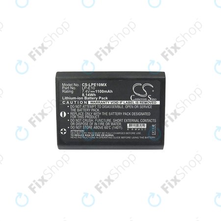 Battery για Canon EOS 1100D | 1200D | Kiss X50 | Rebel T3 | T5 | LP-E10 | Li-Ion | 1100mAh | HQ