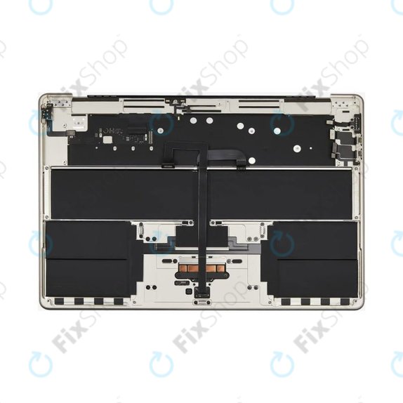 Άνω πλαίσιο πληκτρολογίου για MacBook Air 15", A3114 (2024), με πληκτρολόγιο US και μπαταρία, Starlight, 661-40268, Genuine Apple