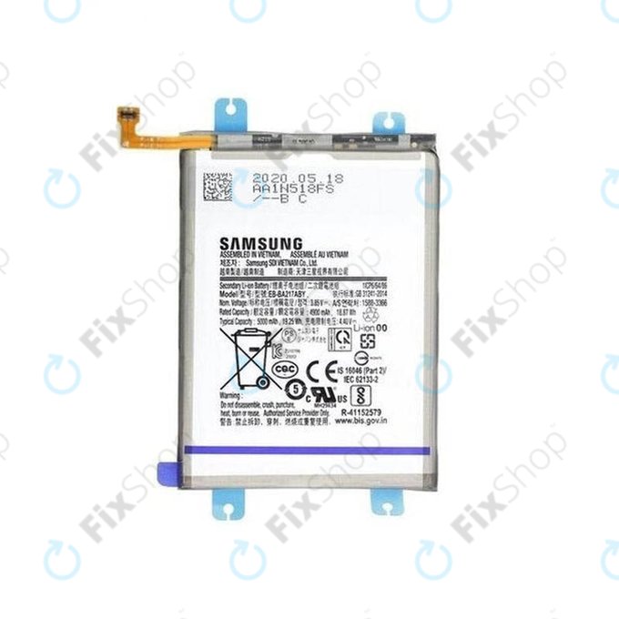 Μπαταρία για Samsung A04s, A12, A13, A13 5G, A21s, M12, GH82-22989A, GH82-29803A, EB-BA217ABY, 5000mAh, Service Pack