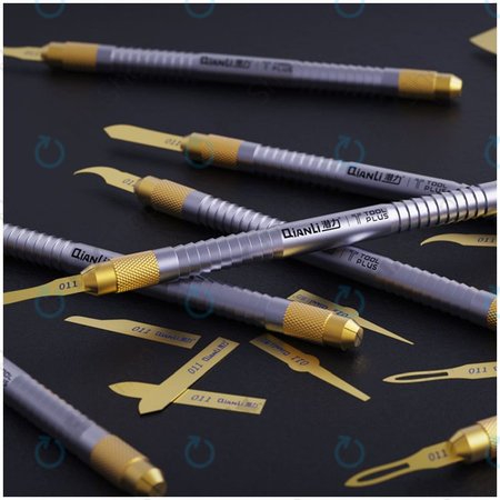 Λεπίδες Γυαλισμένες στο Χέρι με Λαβή 16in1 για QianLi ToolPlus 011