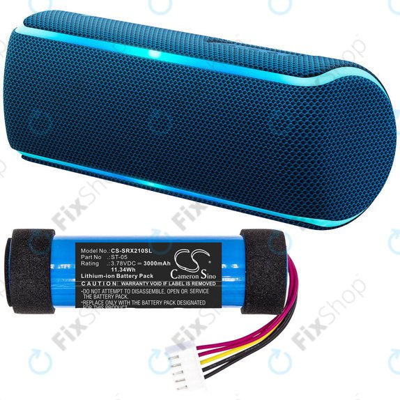 Μπαταρία για Sony SRS-XB21, 3000mAh, Li-Ion, 3.78V, ST-05, HQ