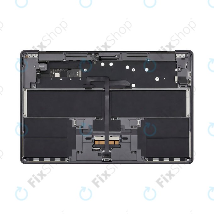 Άνω πλαίσιο πληκτρολογίου για MacBook Air 15", A3114 (2023), με πληκτρολόγιο US και μπαταρία, Space Gray, 661-34895, Genuine Apple