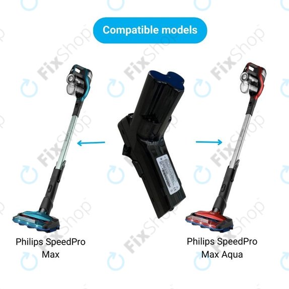 Μπαταρία για Philips SpeedPro Max, SpeedPro Max Aqua, 8000-series, 18650HE2, 25.2V, 2400mAh