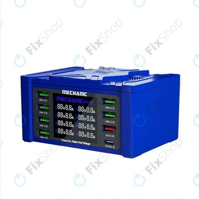Σταθμός Φόρτισης USB με USB-C, USB 3.0 για Mechanic V-Power 8 Pro