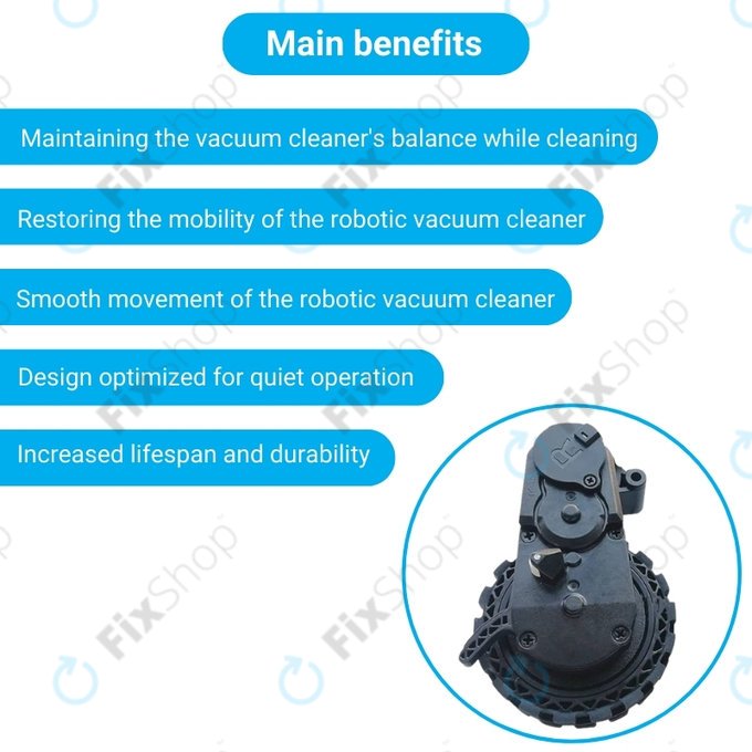 Τροχός με Κινητήρα (Δεξιός) για Ecovacs Deebot N-series | T-series | Ozmo-series