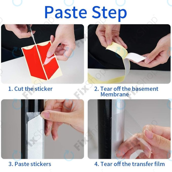 Ανακλαστικά Αυτοκόλλητα (B) για Xiaomi Mi Electric Scooter 1S | 2 M365 | Essential | Pro | Pro 2