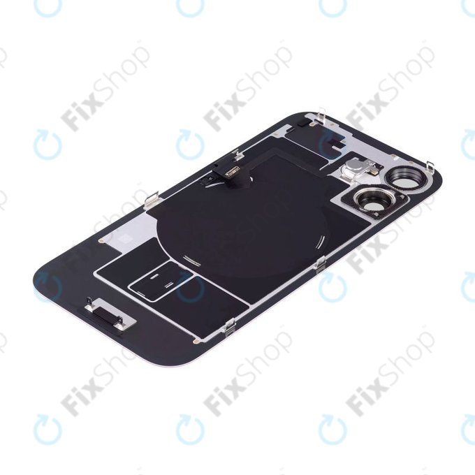 Πίσω Κάλυμμα Γυαλί + Φακός Κάμερας + Μεταλλική Πλάκα + Μαγνήτες Magsafe για iPhone 16 Plus | Ροζ | Pink