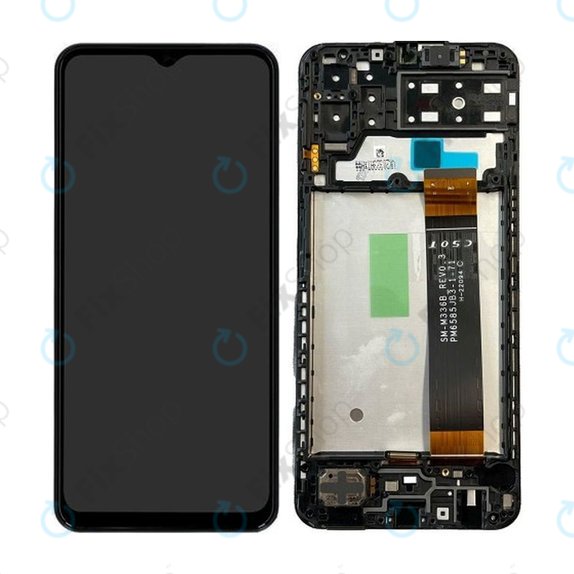 Συγκρότημα οθόνης για Samsung A13, A135F, GH82-28508A, GH82-28653A, Black, Service Pack