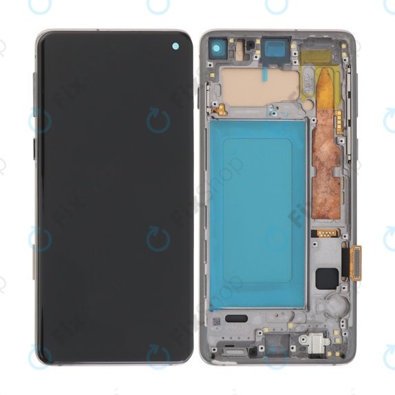 Συγκρότημα οθόνης για Samsung S10, G973F, Prism Black, Aftermarket