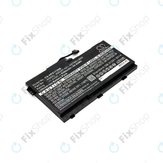 Μπαταρία για HP Zbook 17 G3, 8300mAh, Li-Ion, 11.4V, AI06XL, HQ