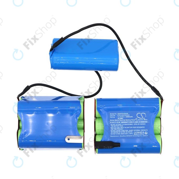 Μπαταρία για ETA 1424 Carsha, 2000mAh, Ni-MH, 14.4V, ETA1424 900000, HQ